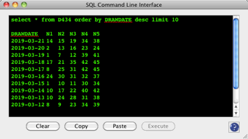 SQL Command Line Interface