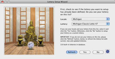 Lottery Setup Wizard