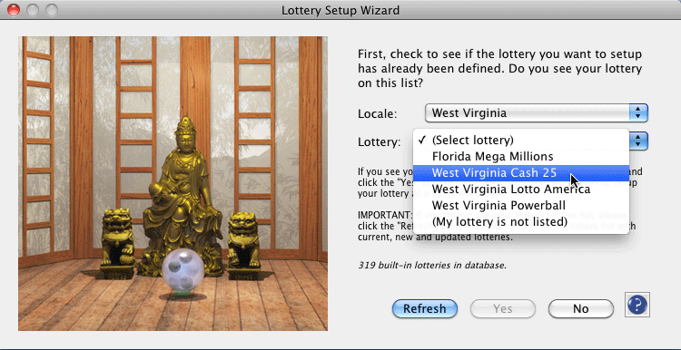 Lottery Setup Wizard