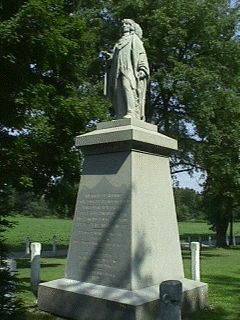 The statue of Chief Menominee, photo by Jim Schwartz